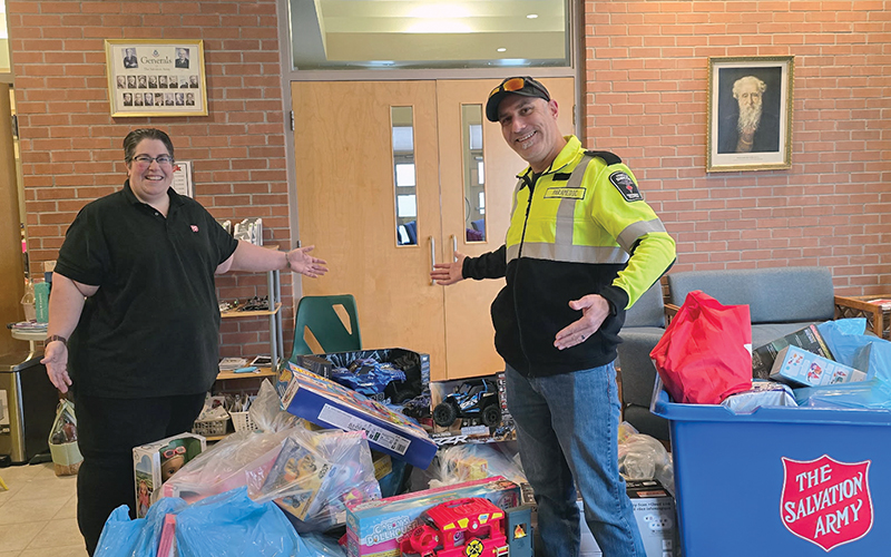 Paramedics make spirits bright with success of 23rd Food & Toy Drive