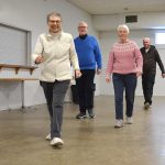 Indoor walk n’ talk keeps people moving in winter