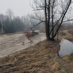 River flow high but within normal range